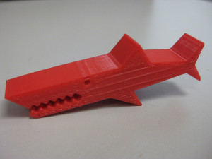 3D printer output. library services